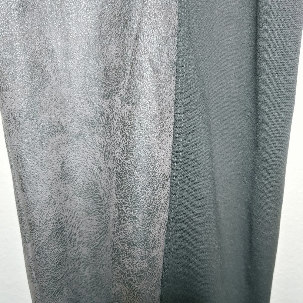 Soft Surroundings Brighton Faux Suede Knit Ankle Legging Sz L - Picture 2 of 8